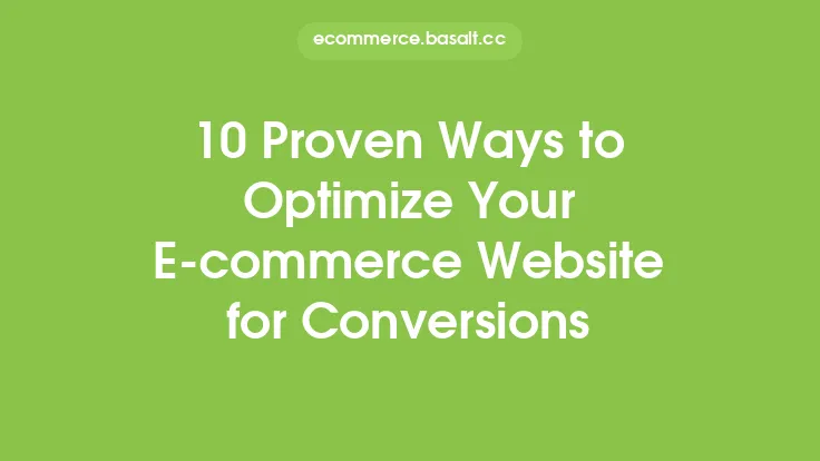 10 Proven Ways to Optimize Your E-commerce Website for Conversions Thumbnail