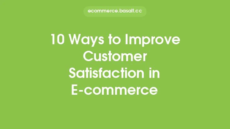 10 Ways to Improve Customer Satisfaction in E-commerce Thumbnail