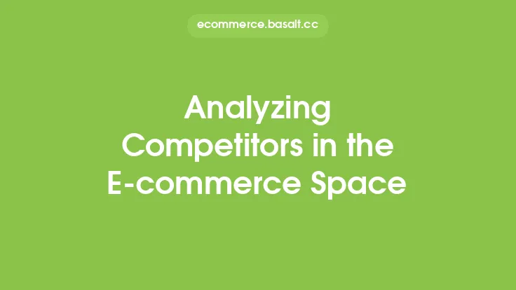 Analyzing Competitors in the E-commerce Space Thumbnail