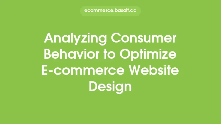 Analyzing Consumer Behavior to Optimize E-commerce Website Design Thumbnail
