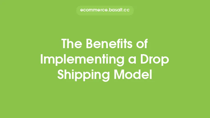 The Benefits of Implementing a Drop Shipping Model Thumbnail