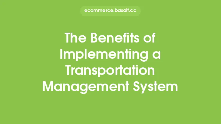 The Benefits of Implementing a Transportation Management System Thumbnail