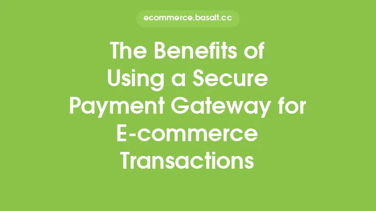 The Benefits of Using a Secure Payment Gateway for E-commerce Transactions Thumbnail