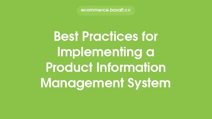Best Practices for Implementing a Product Information Management System Thumbnail