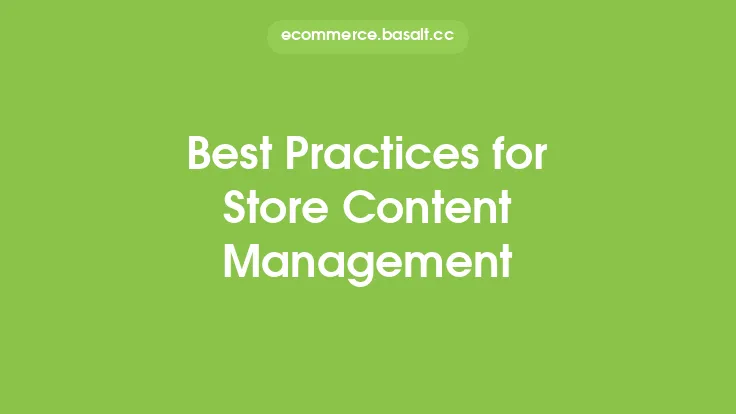 Best Practices for Store Content Management Thumbnail