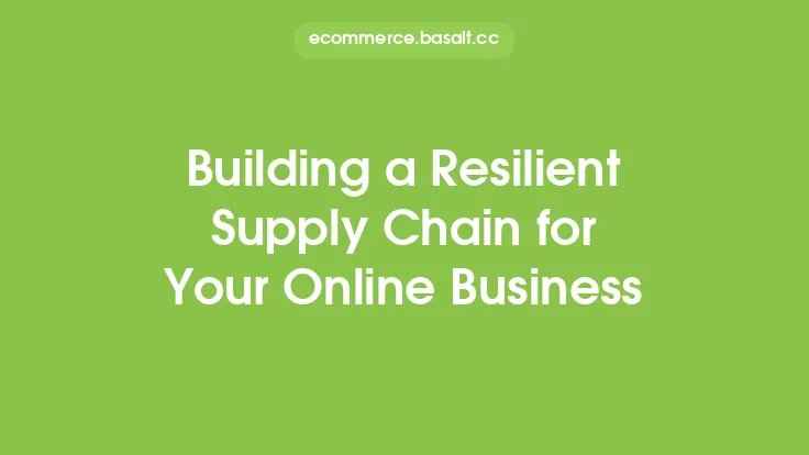 Building a Resilient Supply Chain for Your Online Business Thumbnail