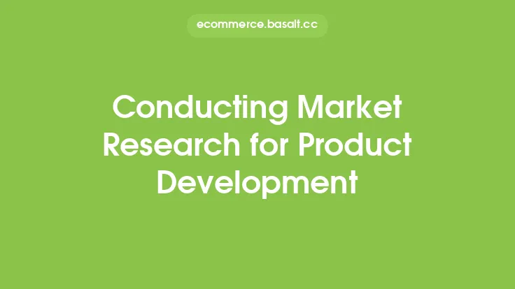 Conducting Market Research for Product Development Thumbnail