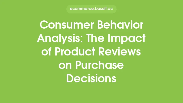 Consumer Behavior Analysis: The Impact of Product Reviews on Purchase Decisions Thumbnail