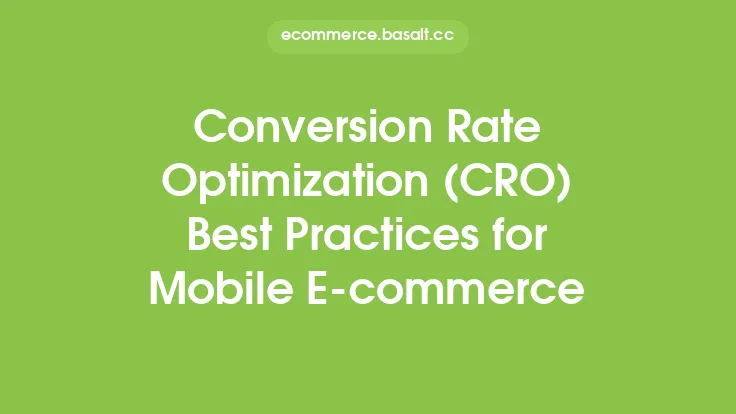 Conversion Rate Optimization (CRO) Best Practices for Mobile E-commerce Thumbnail