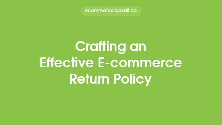 Crafting an Effective E-commerce Return Policy Thumbnail