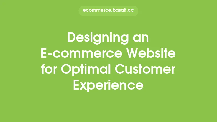 Designing an E-commerce Website for Optimal Customer Experience Thumbnail