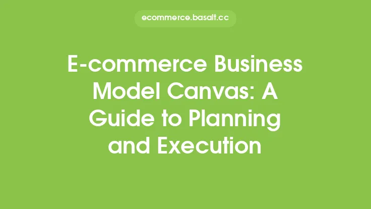 E-commerce Business Model Canvas: A Guide to Planning and Execution Thumbnail