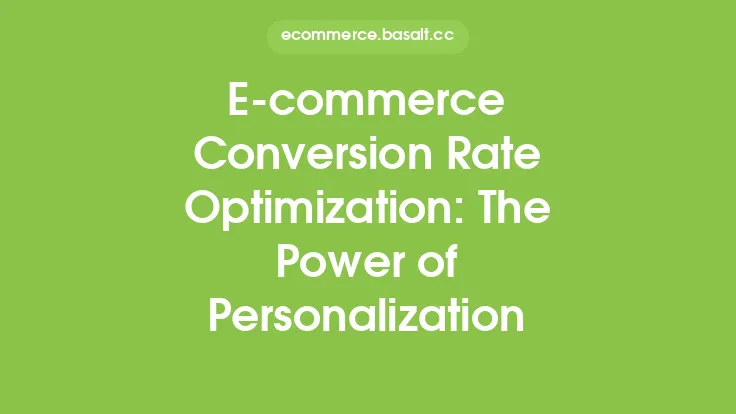 E-commerce Conversion Rate Optimization: The Power of Personalization Thumbnail