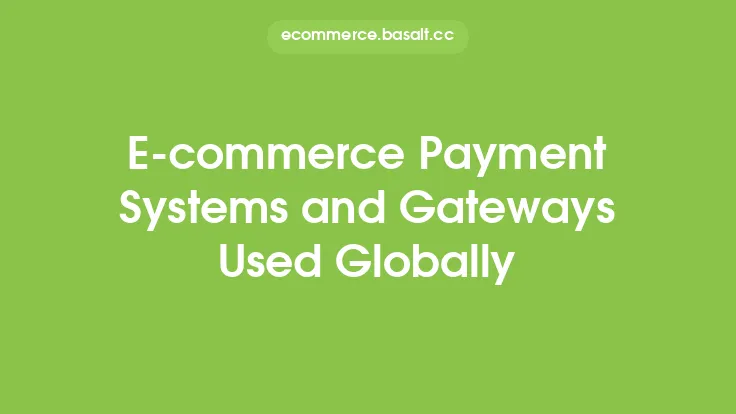 E-commerce Payment Systems and Gateways Used Globally Thumbnail
