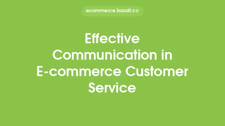 Effective Communication in E-commerce Customer Service Thumbnail