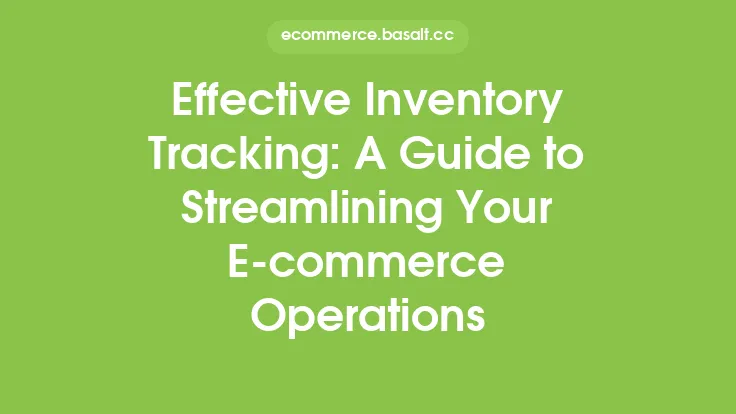 Effective Inventory Tracking: A Guide to Streamlining Your E-commerce Operations Thumbnail