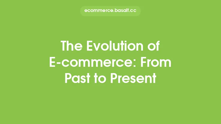 The Evolution of E-commerce: From Past to Present Thumbnail