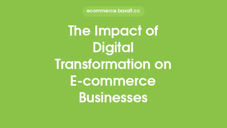 The Impact of Digital Transformation on E-commerce Businesses Thumbnail