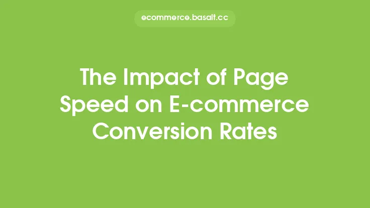The Impact of Page Speed on E-commerce Conversion Rates Thumbnail