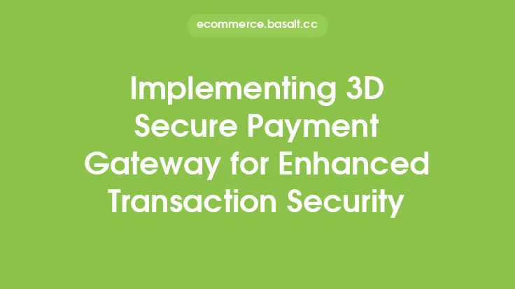 Implementing 3D Secure Payment Gateway for Enhanced Transaction Security Thumbnail