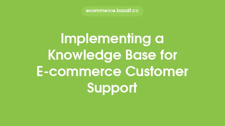 Implementing a Knowledge Base for E-commerce Customer Support Thumbnail