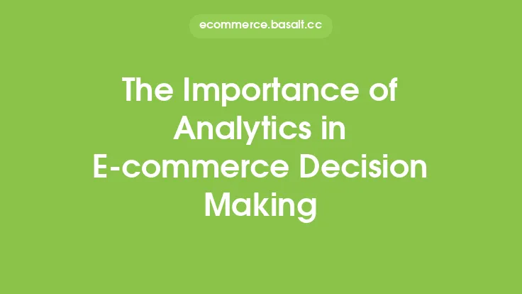 The Importance of Analytics in E-commerce Decision Making Thumbnail