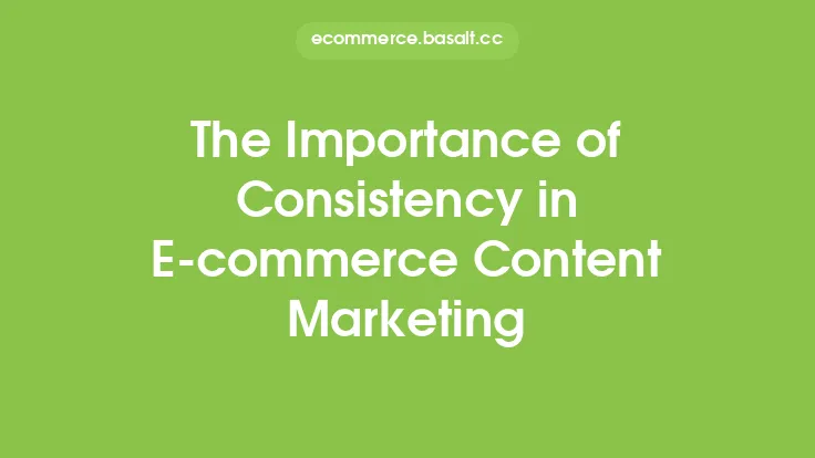 The Importance of Consistency in E-commerce Content Marketing Thumbnail