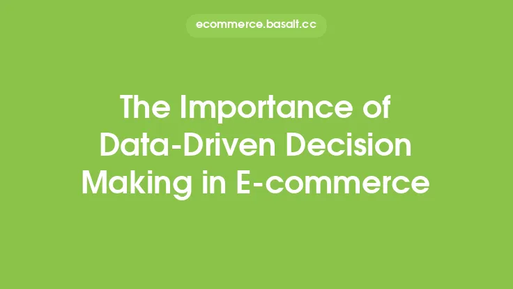 The Importance of Data-Driven Decision Making in E-commerce Thumbnail