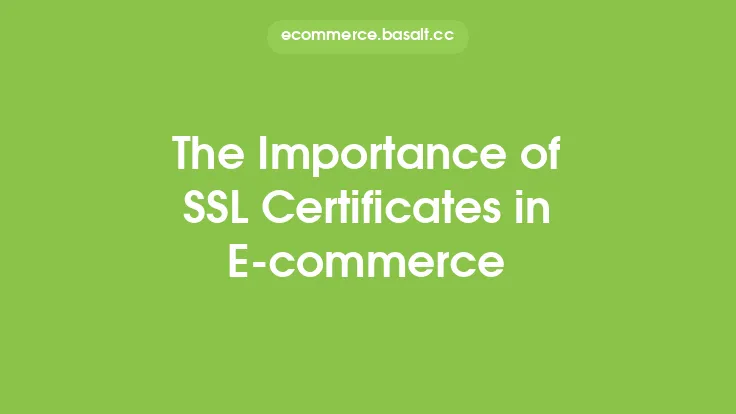 The Importance of SSL Certificates in E-commerce Thumbnail