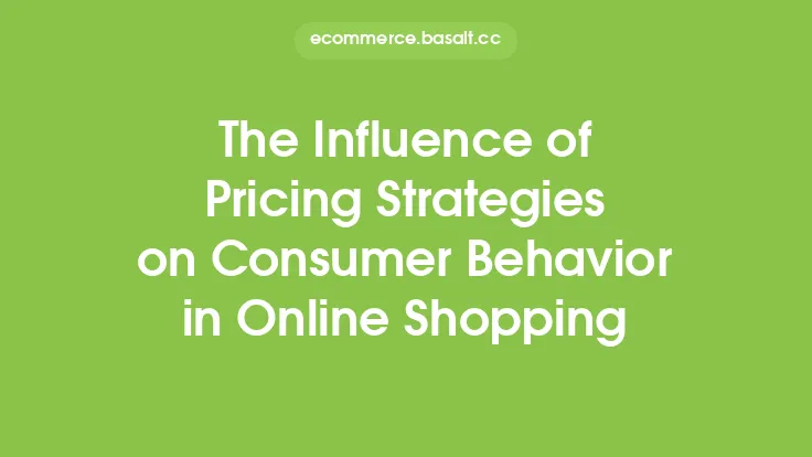 The Influence of Pricing Strategies on Consumer Behavior in Online Shopping Thumbnail