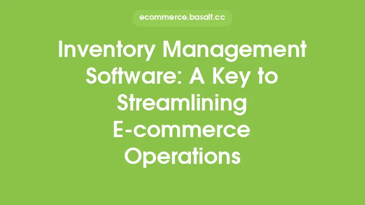 Inventory Management Software: A Key to Streamlining E-commerce Operations Thumbnail