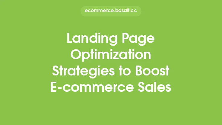 Landing Page Optimization Strategies to Boost E-commerce Sales Thumbnail