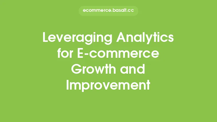 Leveraging Analytics for E-commerce Growth and Improvement Thumbnail