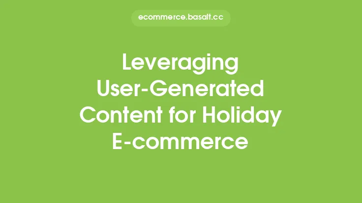 Leveraging User-Generated Content for Holiday E-commerce Thumbnail