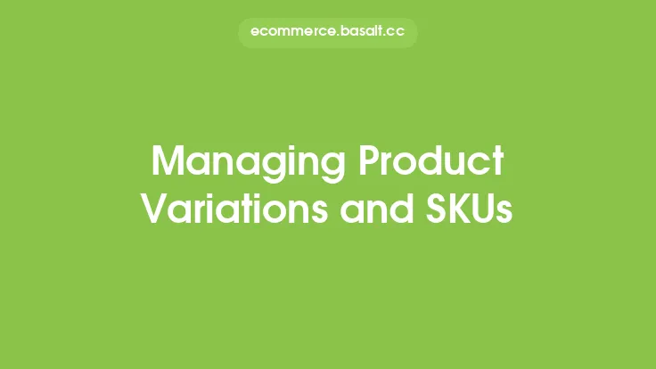 Managing Product Variations and SKUs Thumbnail