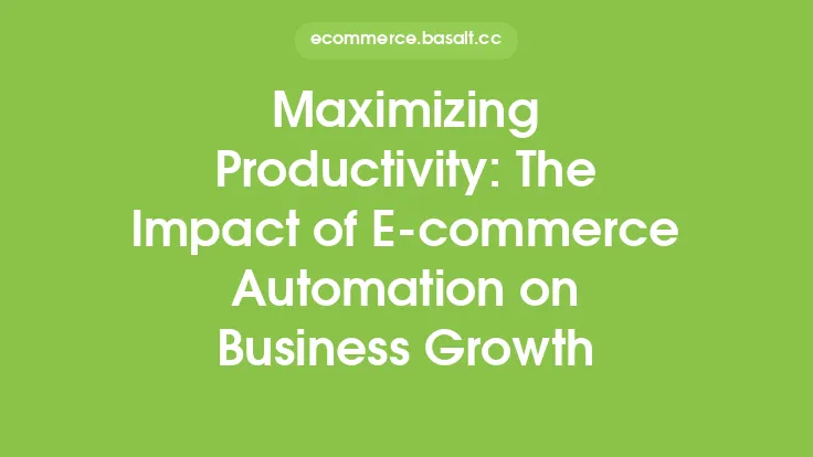 Maximizing Productivity: The Impact of E-commerce Automation on Business Growth Thumbnail