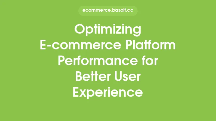 Optimizing E-commerce Platform Performance for Better User Experience Thumbnail