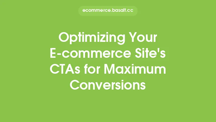 Optimizing Your E-commerce Site