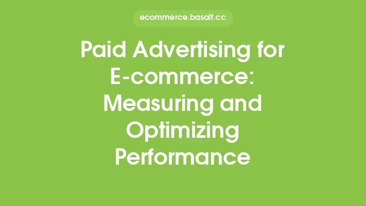Paid Advertising for E-commerce: Measuring and Optimizing Performance Thumbnail