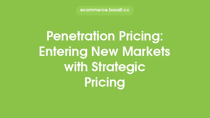 Penetration Pricing: Entering New Markets with Strategic Pricing Thumbnail