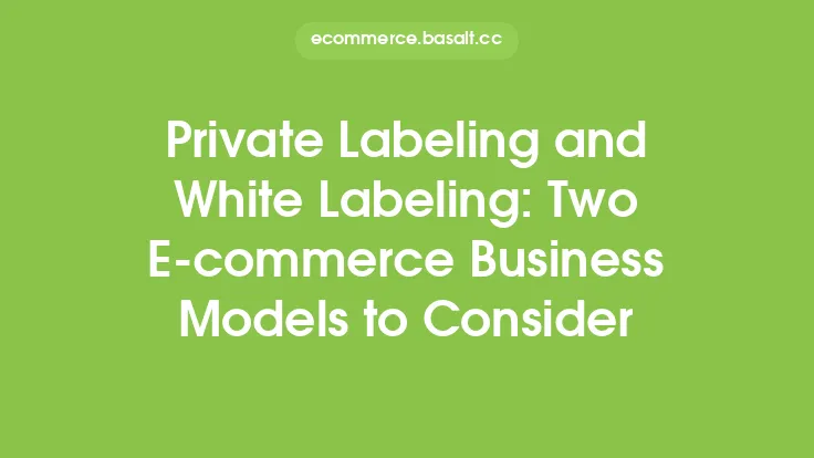 Private Labeling and White Labeling: Two E-commerce Business Models to Consider Thumbnail