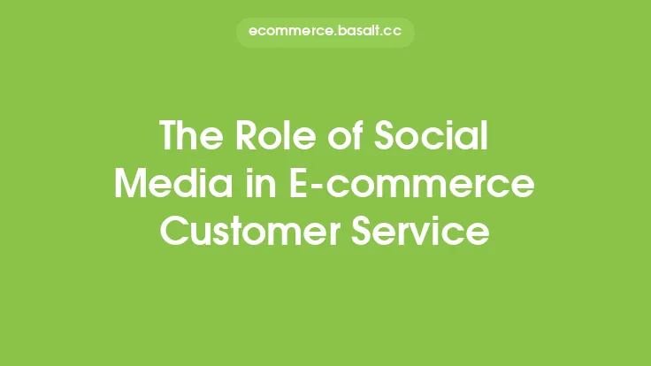 The Role of Social Media in E-commerce Customer Service Thumbnail