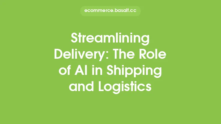 Streamlining Delivery: The Role of AI in Shipping and Logistics Thumbnail