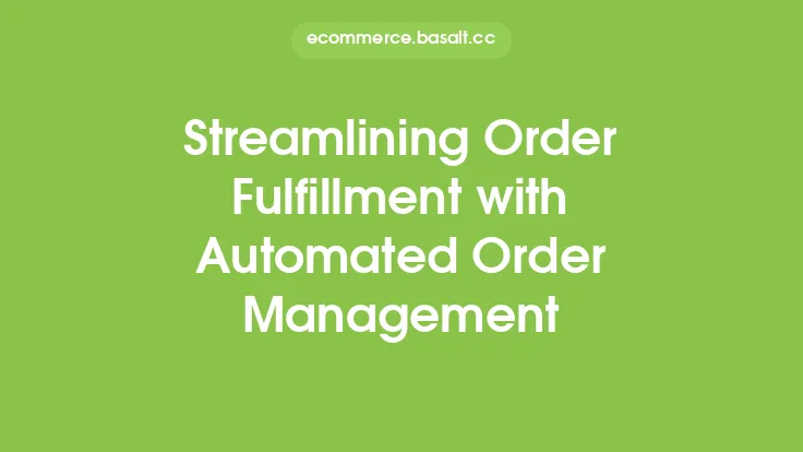 Streamlining Order Fulfillment with Automated Order Management Thumbnail