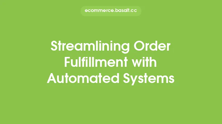 Streamlining Order Fulfillment with Automated Systems Thumbnail