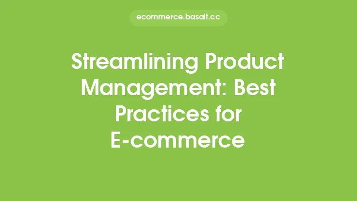 Streamlining Product Management: Best Practices for E-commerce Thumbnail
