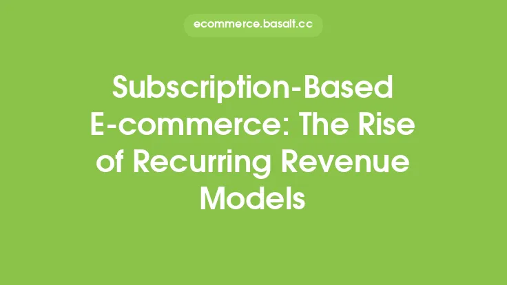 Subscription-Based E-commerce: The Rise of Recurring Revenue Models Thumbnail