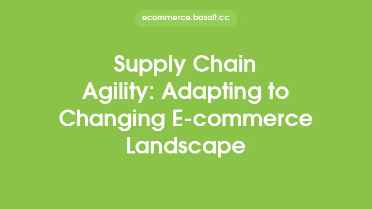 Supply Chain Agility: Adapting to Changing E-commerce Landscape Thumbnail