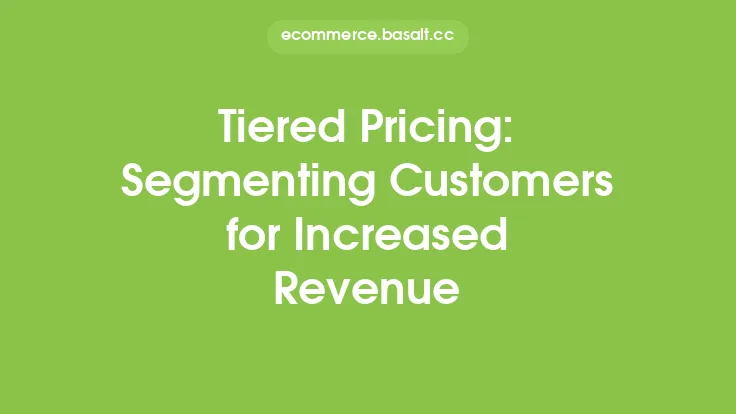 Tiered Pricing: Segmenting Customers for Increased Revenue Thumbnail