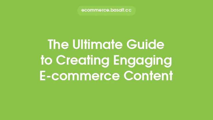 The Ultimate Guide to Creating Engaging E-commerce Content Thumbnail